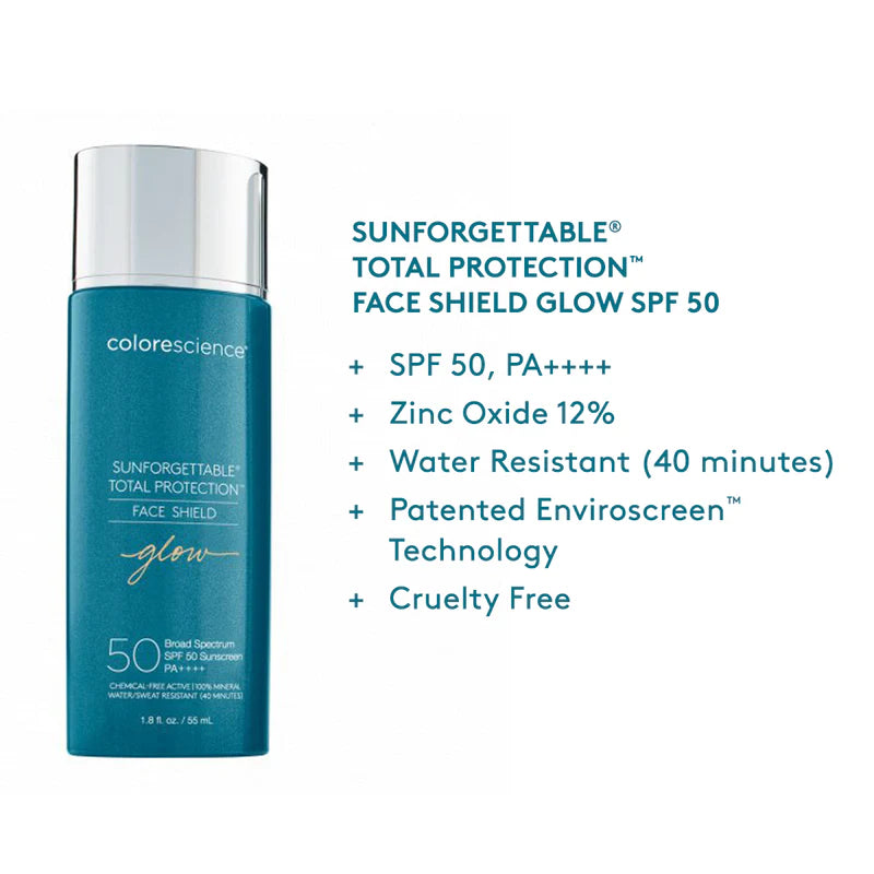 Sunforgettable Total Protection Face Shield Glow SPF 50 by Colorscience